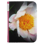 Pivoine rose molle coque clavier kindle