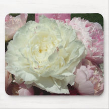 Pivoines roses/tapis rose de souris de pivoine tapis de souris