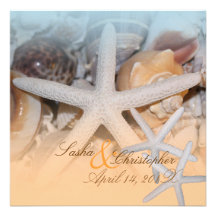 PixDezines sous la mer, étoile de mer/invitations