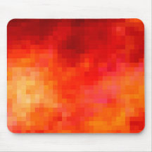 Pixelation rouge tapis de souris