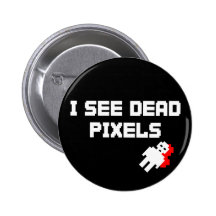 Pixels morts de Sarah Marshall Badge Avec Épingle