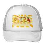 Pizza de soleil casquettes de camionneur