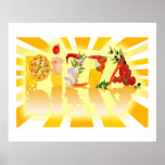 Pizza de soleil poster