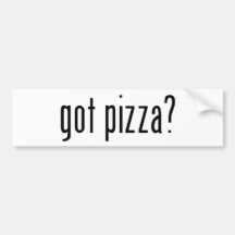 pizza obtenue ? autocollants pour voiture