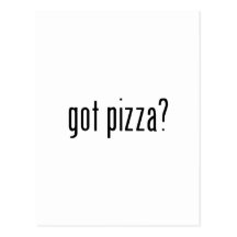 pizza obtenue ? carte postale