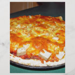 pizza végétarienne avec les haricots, gros morceau tract customisé