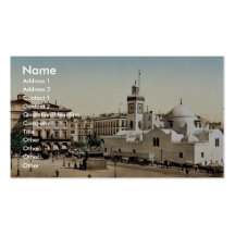 Place de gouvernement, cru Photoch d'Alger, Algéri Carte De Visite