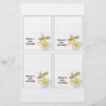 Placecards avec des erreurs prospectus customisé