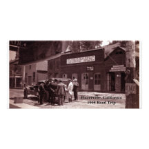 Placerville, carte photo 1908 de voyage par la rou cartes avec photo