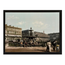 Placez Tourny et fontaine, classi de Bordeaux, Fra Carte Postale