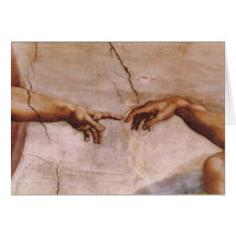 Plafond de chapelle de Sistine Cartes De Vœux