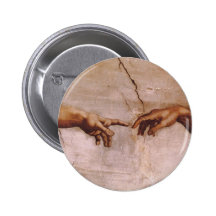 Plafond de chapelle de Sistine Pin's Avec Agrafe