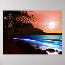 Plage Affiches