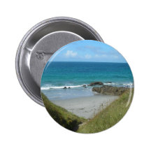 plage badge avec épingle