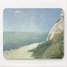 Plage chez Bas Butin, Honfleur, 1886 Tapis De Souris