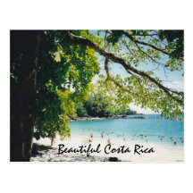 Plage chez Manuel Antonio Carte Postale