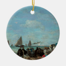 Plage chez Trouville, 1863 Ornement De Noël