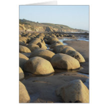 Plage de boule de bowling cartes de vœux