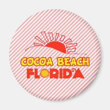 Plage de cacao, la Floride Aimants Pour Réfrigérateur