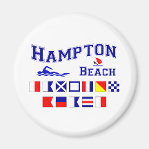 Plage de Hampton, NH Aimants