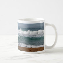 Plage de Horsfall, illustration de l'Orégon Mug À Café