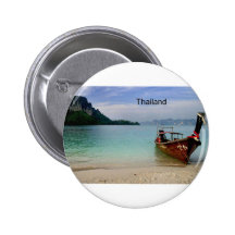 Plage de la Thaïlande dans Krabi (St.K) Badges Avec Agrafe