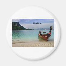 Plage de la Thaïlande dans Krabi (St.K) Magnets Pour Réfrigérateur