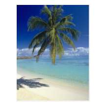 Plage de Matira sur l'île de Bora Bora, société Carte Postale