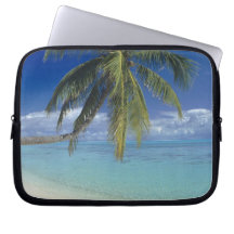 Plage de Matira sur l'île de Bora Bora, société Housses Ordinateur