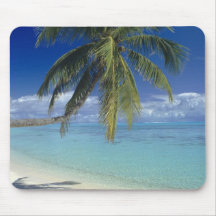 Plage de Matira sur l'île de Bora Bora, société Tapis De Souris