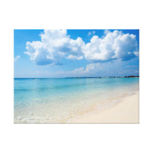 - Plage de sept milles - les Îles Caïman des Caraï Impressions Sur Toile