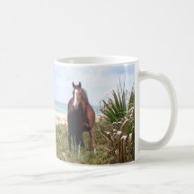 Plage de tasse de cheval