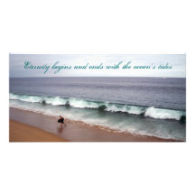 Plage d'éternité photocarte customisée
