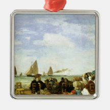 Plage d'Eugene Boudin chez Trouville Ornements