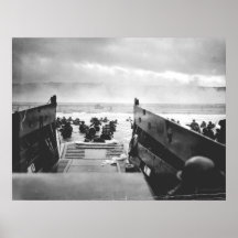 Plage d'Omaha, Normandie, le jour J 1944 Affiches