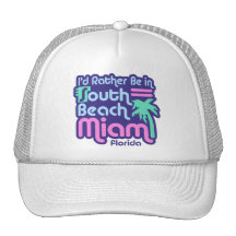 Plage du sud Miami Casquettes