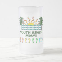 Plage du sud Miami Tasses À Café