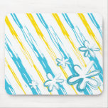 "Plage florale" Mousepad Tapis De Souris