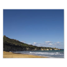 Plage maltaise photo sur toile