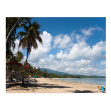 Plage Porto Rico de Luquillo Carte Postale