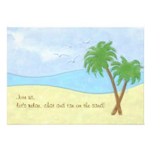 Plage recueillant l'invitation