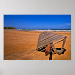 Plage rouge de Sandy (HDR) Posters