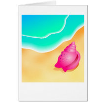 Plage Shell Carte De Vœux