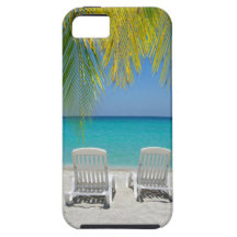 Plage tropicale de paradis dans les Caraïbe Coques Case-Mate iPhone 5