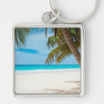 Plage tropicale de paradis porte-clés