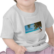 Plage tropicale de paradis t-shirt