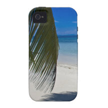 Plage tropicale d'île des Caraïbes iPhone 4 Case