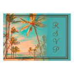 Plage vintage de rsvp de PixDezines Scence/Aloha/L Bristols