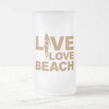 Plage vivante d'amour tasses