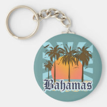 Plages d'îles des Bahamas Porte-clef